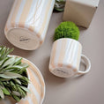 Geef foto weer in Gallery viewer, Beker Strepen - boho beige - Zivē