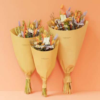 Gedroogd veldboeket – Lavender Peach - Zivē