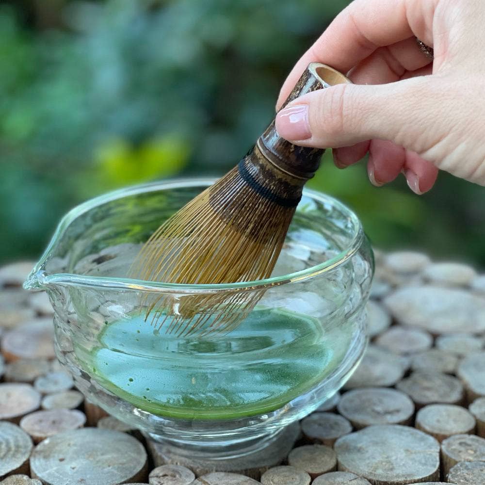 Katakuchi Matcha-kom van glas - Zivē