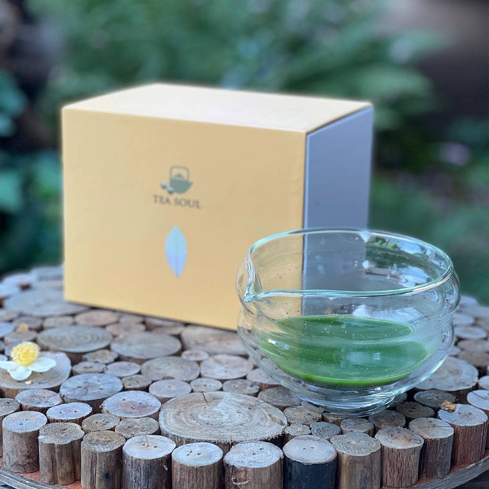 Katakuchi Matcha-kom van glas - Zivē