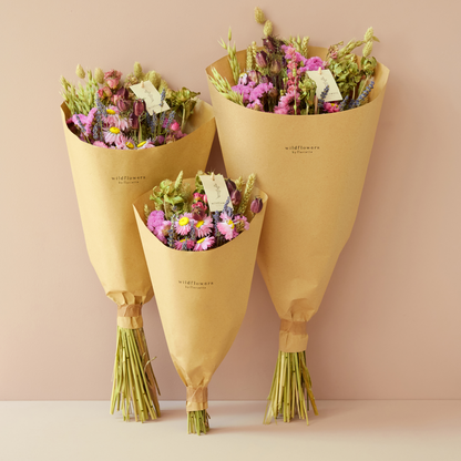 Gedroogd veldboeket – Pink - Zivē