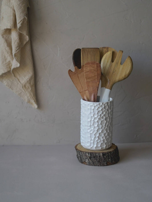Vaas met gespikkeld relief