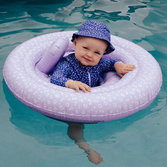 Baby Float Lila Leopard | 0-1 jaar