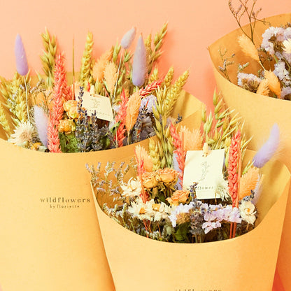 Gedroogd veldboeket – Lavender Peach - Zivē