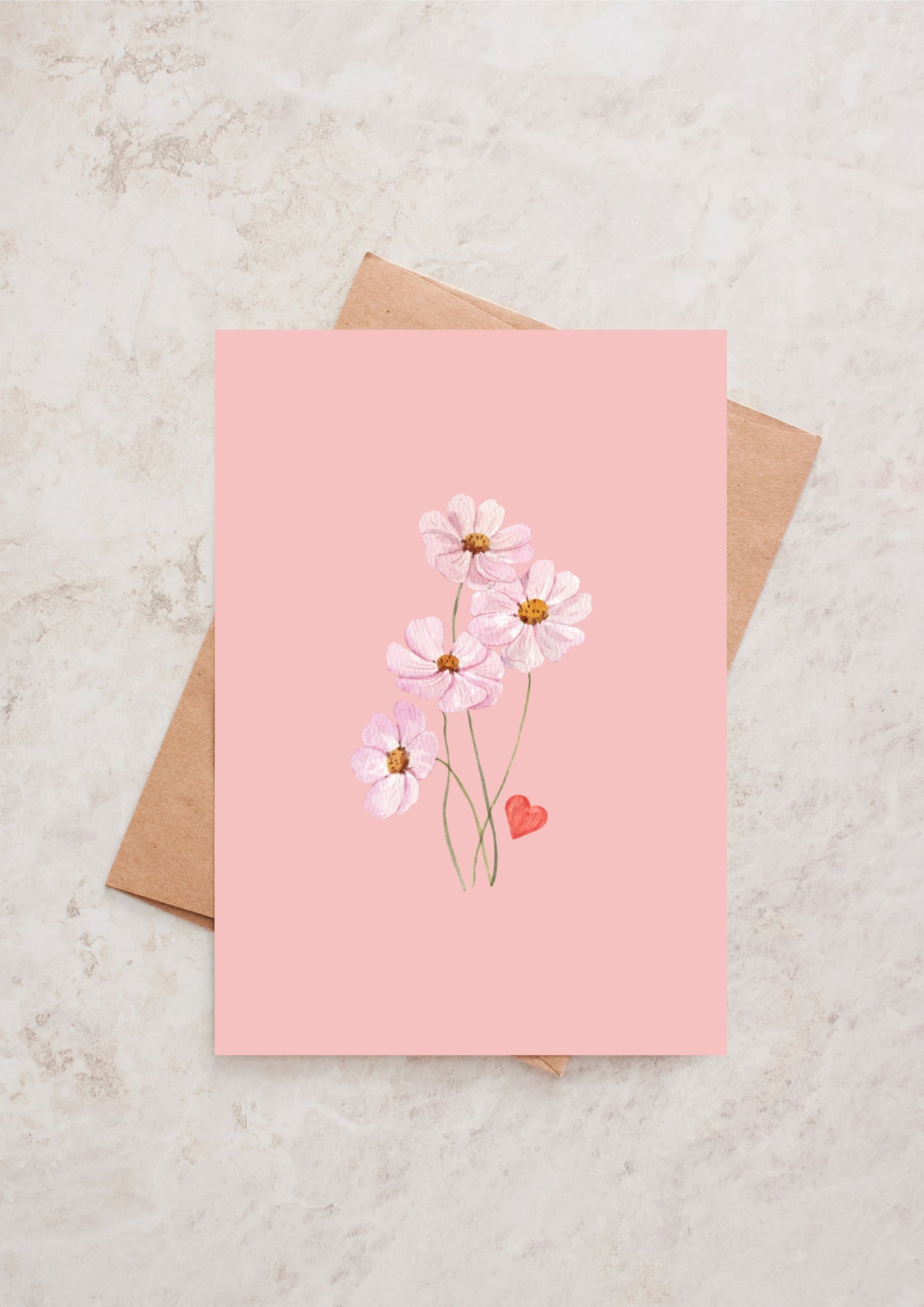 Wenskaart | Flowers - Zivē