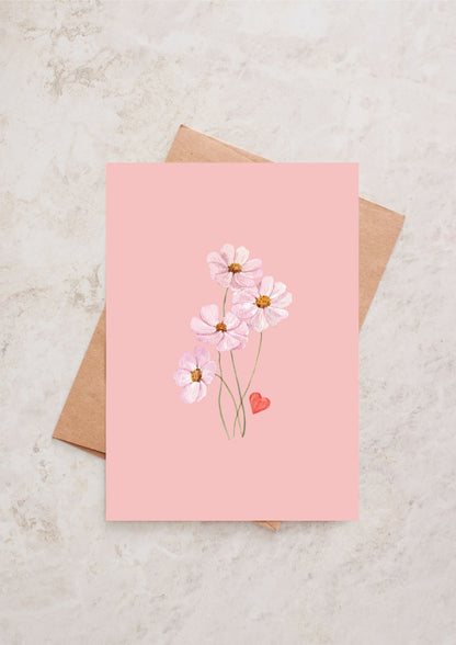 Wenskaart | Flowers - Zivē