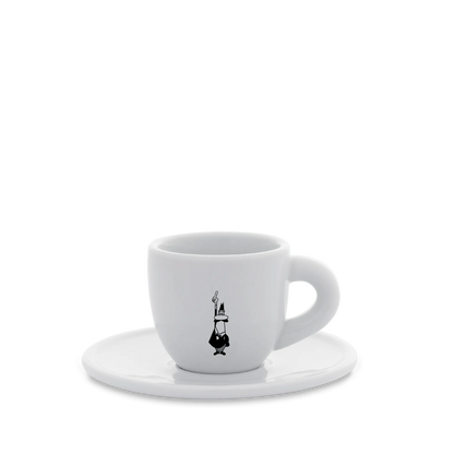 Bialetti koffiekop met schotel - Zivē