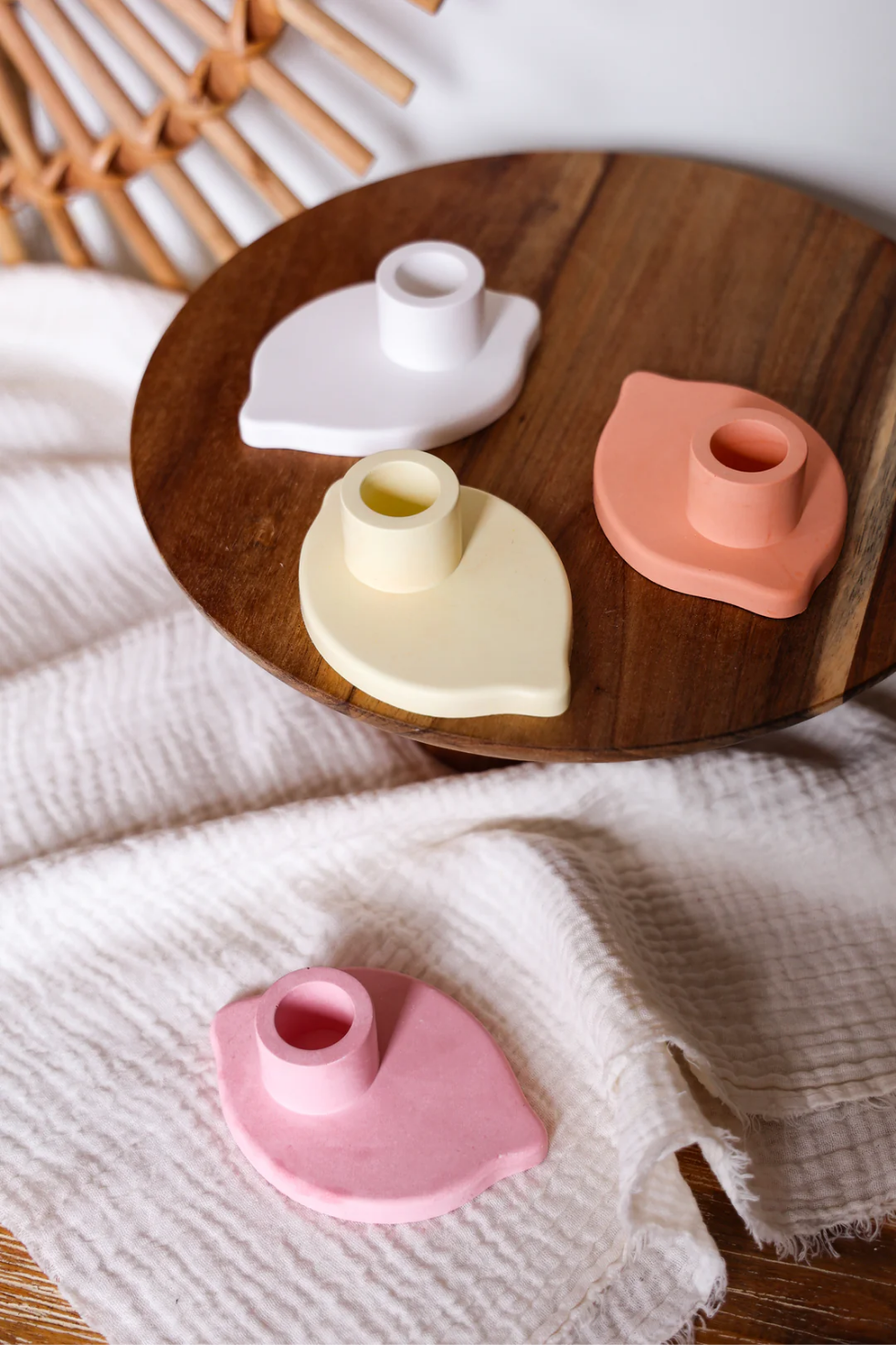 Kaars standaard | Citroen | Meerdere kleuren - Zivē