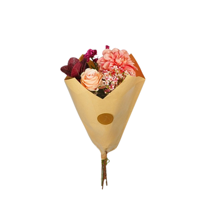 Zijdenbloemen Boeket | Burgundy - Zivē