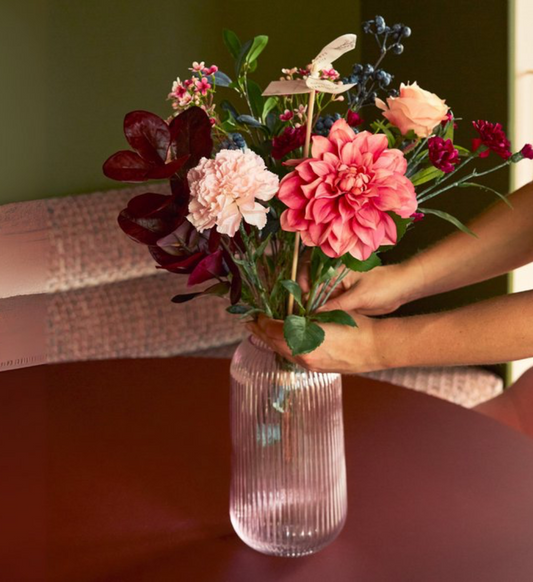 Zijdenbloemen Boeket | Burgundy - Zivē