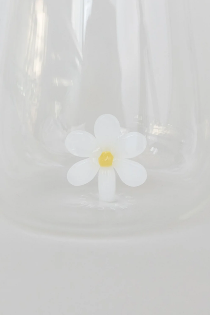 Drinkglas met madelief figuur - Zivē