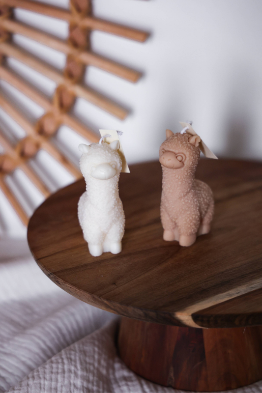 Alpaca kaars | Wit