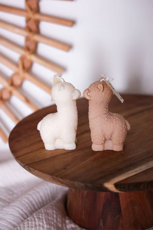 Alpaca kaars | Wit