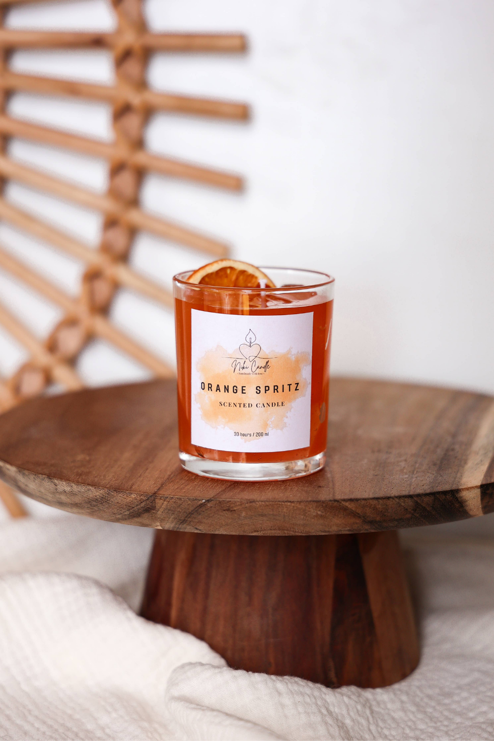 Kaars | Oranje Spritz - Zivē