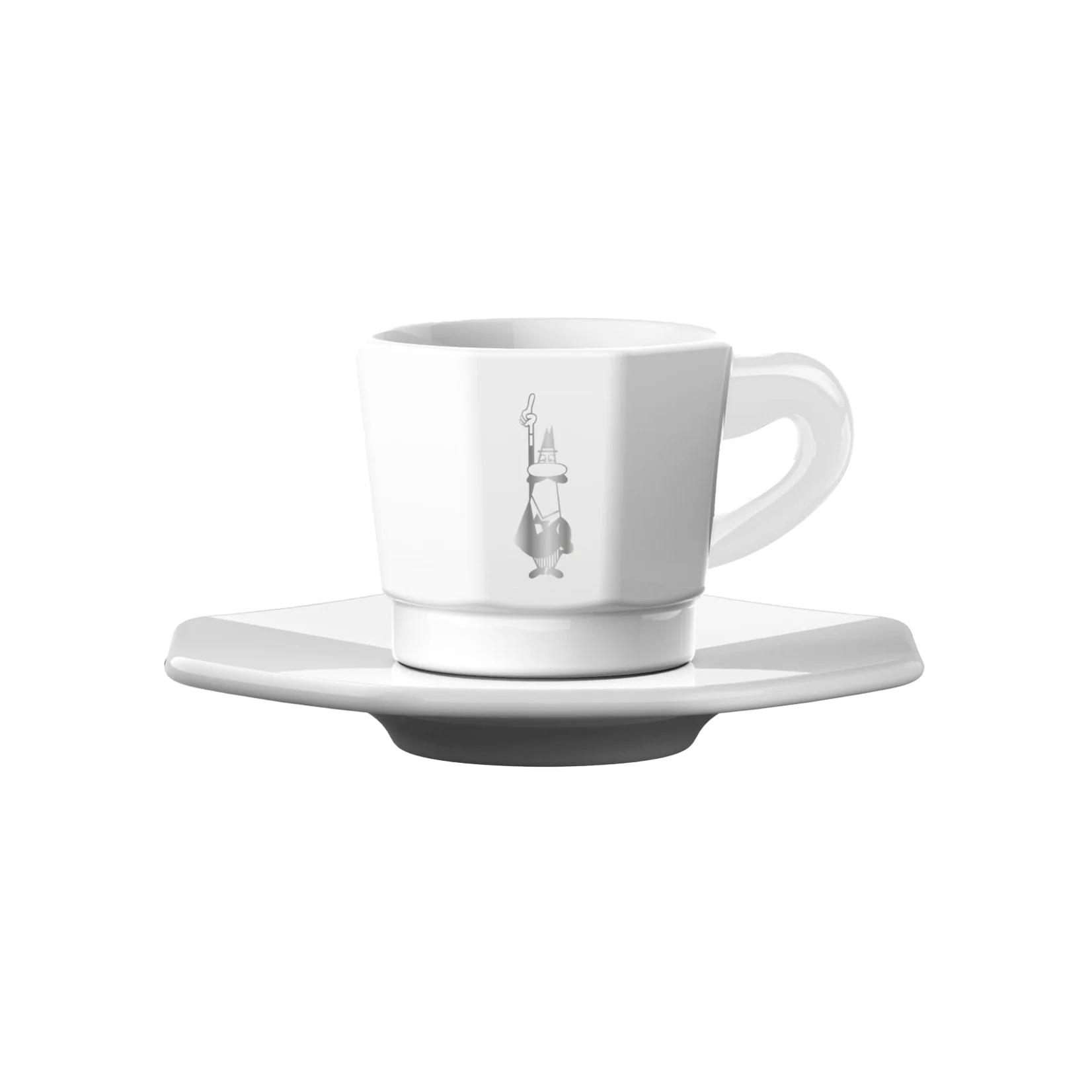 Bialetti schotel Perfetto Moka | Wit | Set van 4 - Zivē