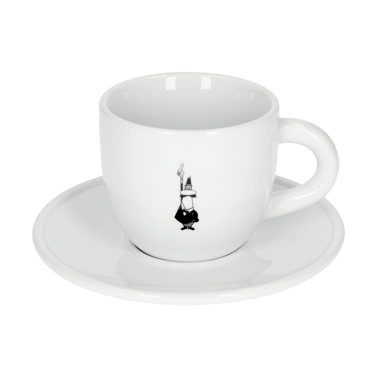 Bialetti cappuchinokop met schotel - Zivē