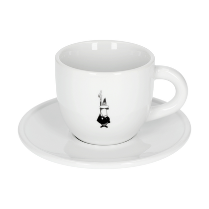 Bialetti cappuchinokop met schotel - Zivē