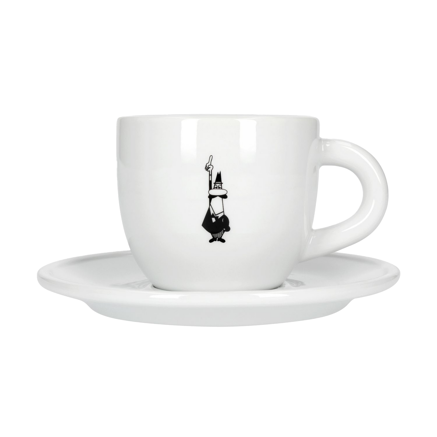 Bialetti cappuchinokop met schotel - Zivē