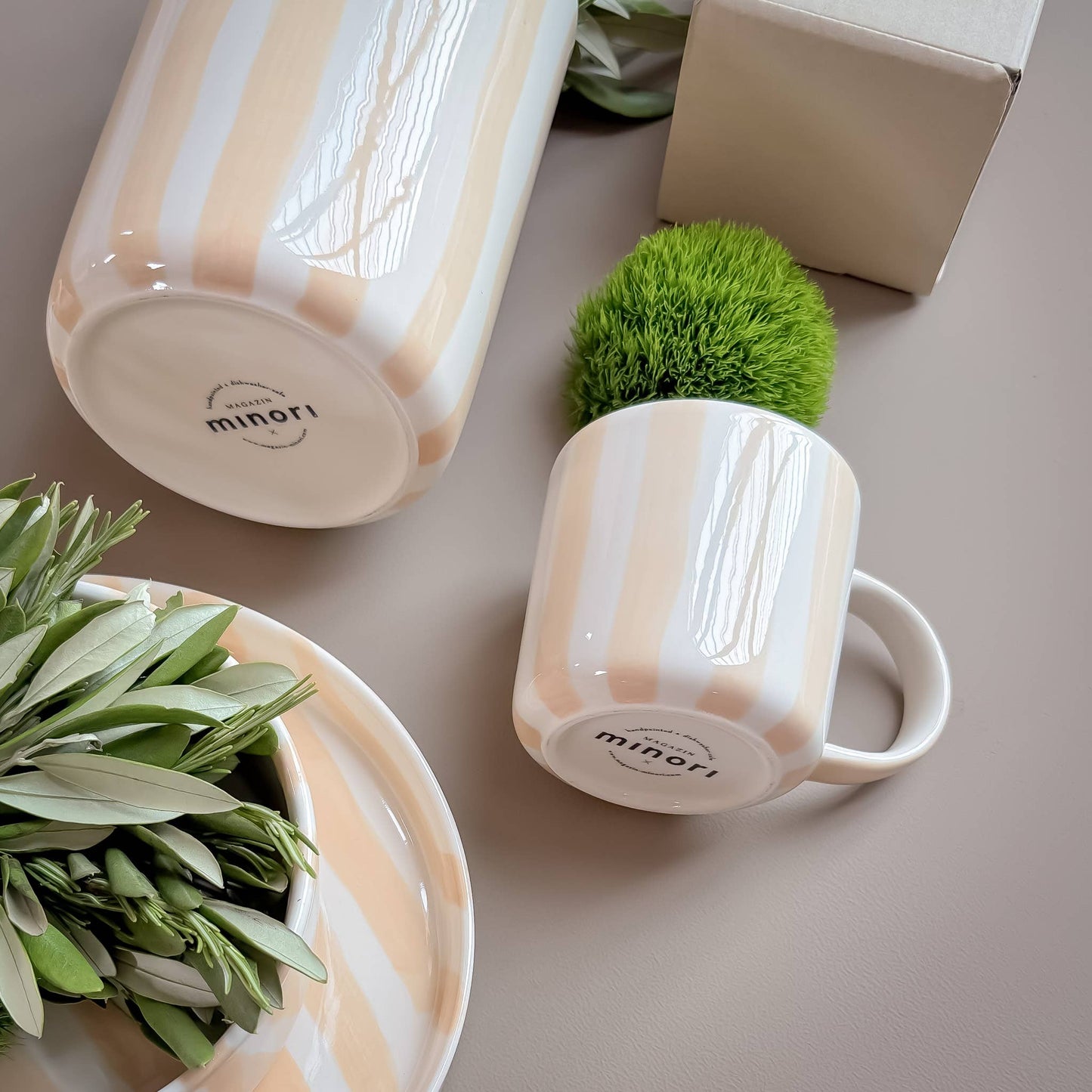 Beker Strepen - boho beige - Zivē