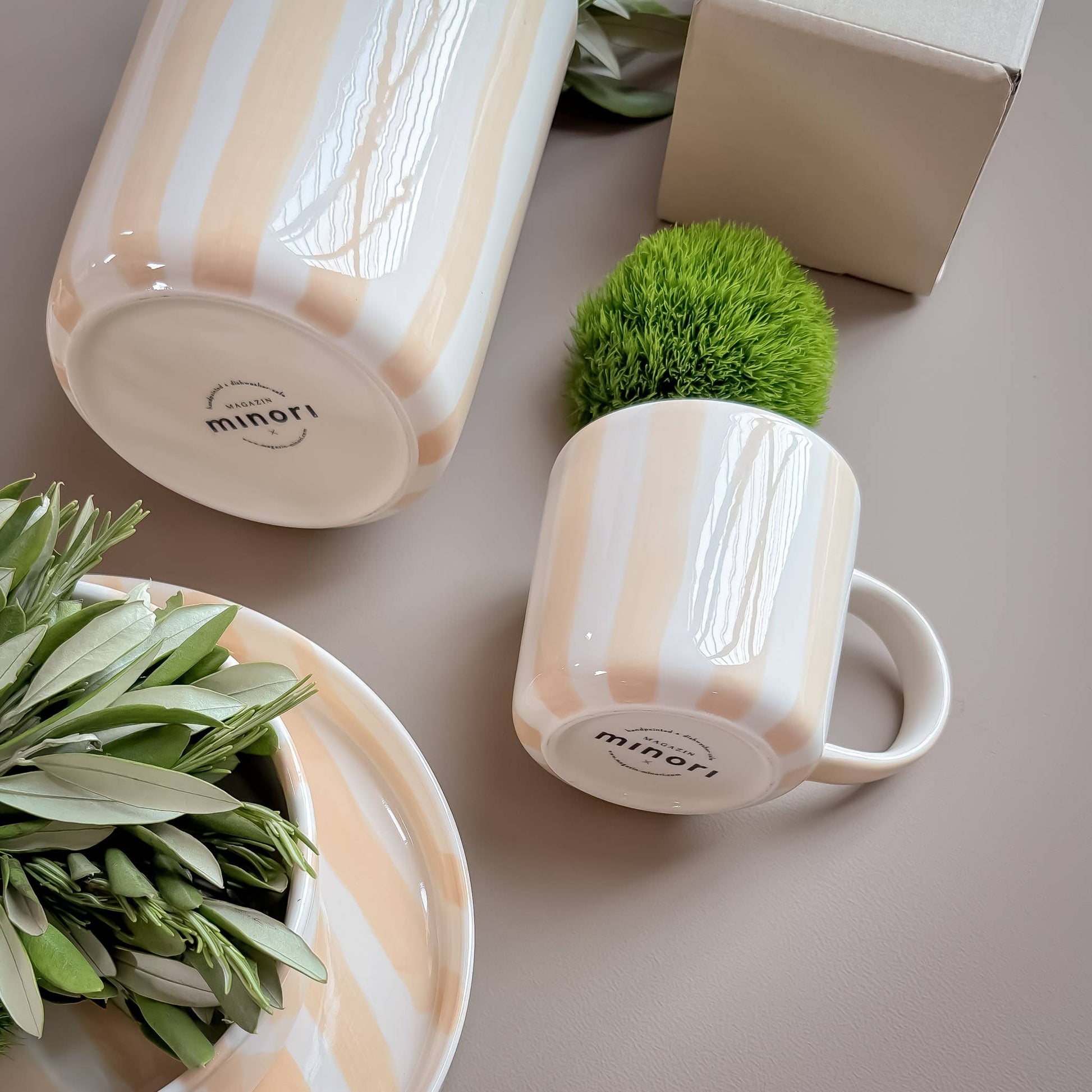 Beker Strepen - boho beige - Zivē