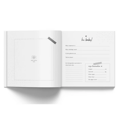 Mijn kraambezoek boek