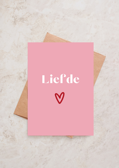 Wenskaart | Liefde - Zivē