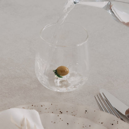 Drinkglas met citroen - Zivē