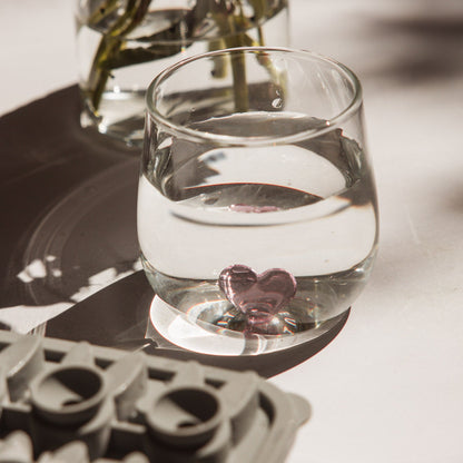 Drinkglas met hartje | Roze | 420ml - Zivē