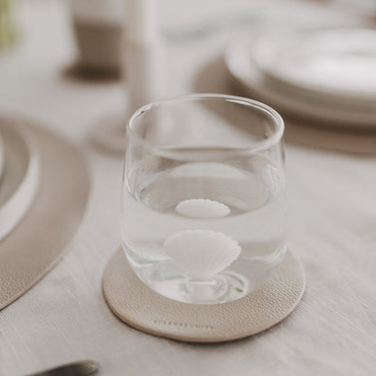 Drinkglas met schelpfiguur - ZivēDrinkglas met schelpfiguurDrinkglas met schelpfiguur