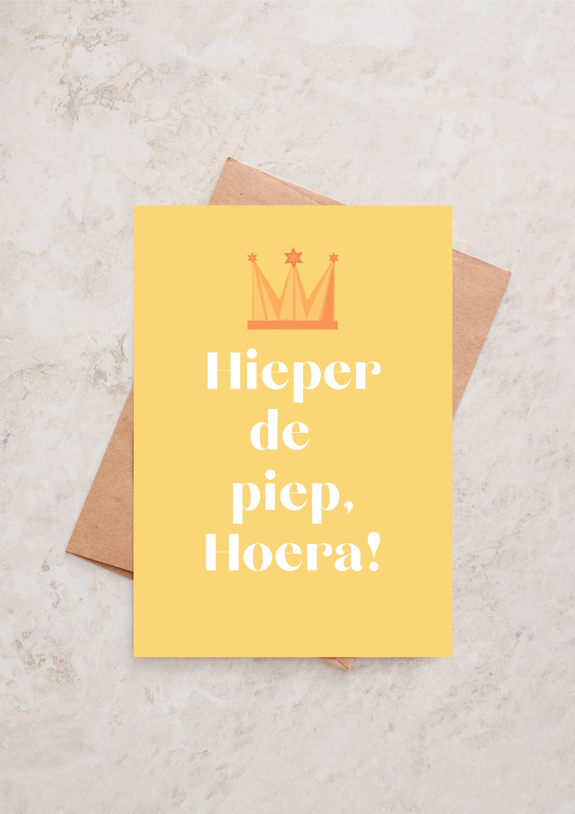 Wenskaart | Hieper de piep - Zivē