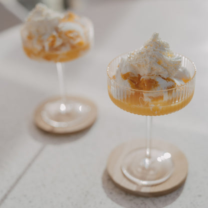 Champagneglas met opdruk hartje