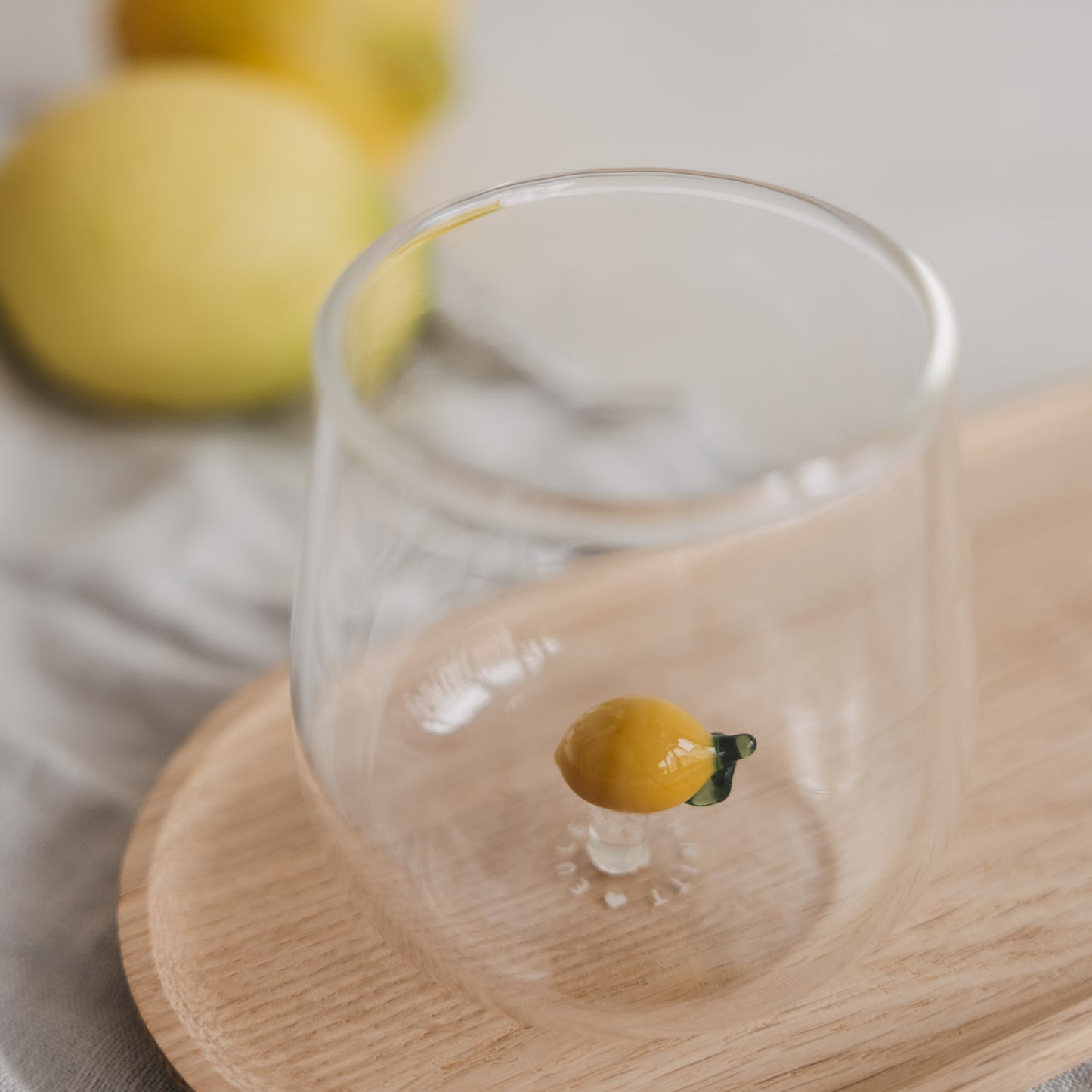 Drinkglas met citroen | 420 ml