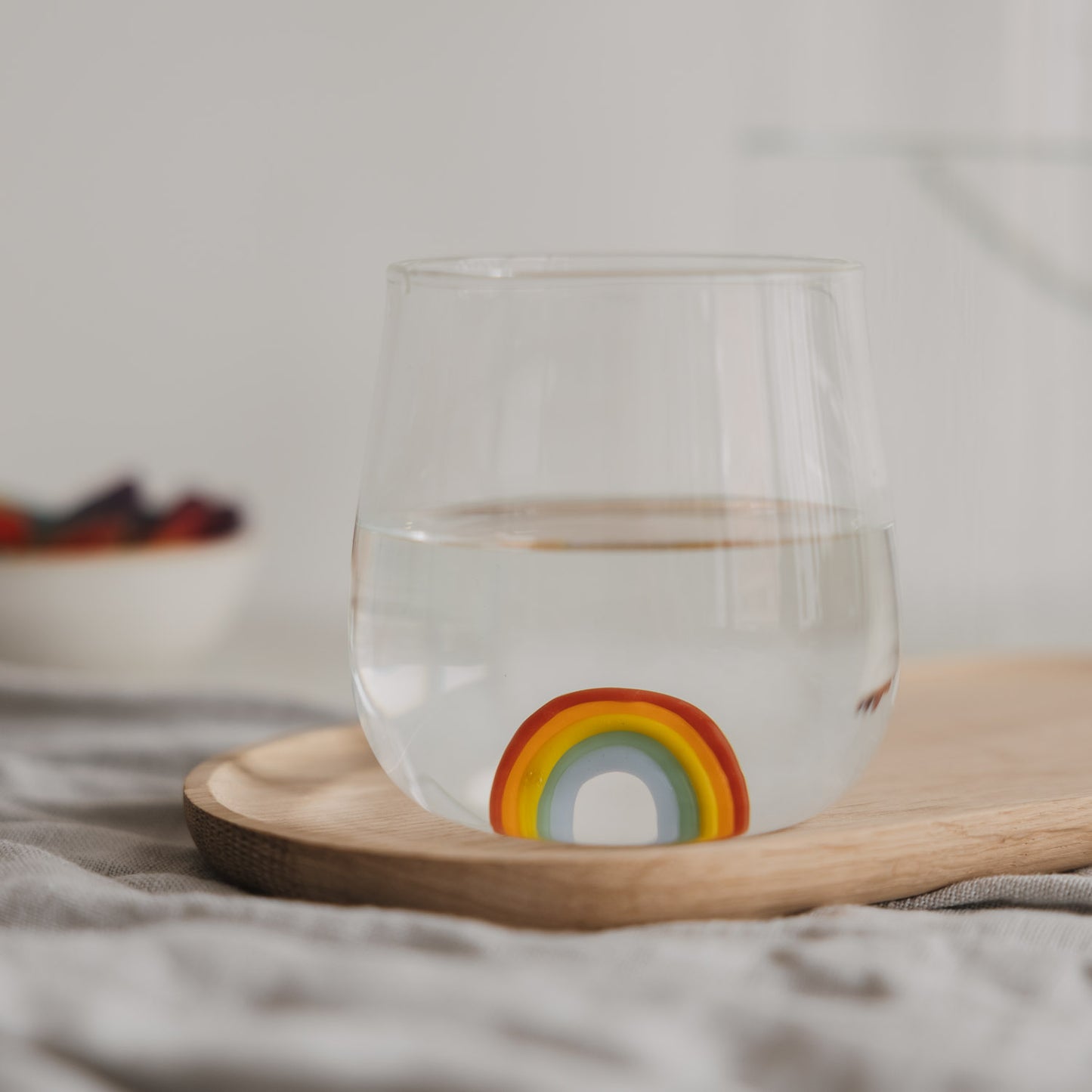 Drinkglas met regenboog | 420 ml