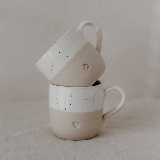 Kleine Cappuccinomok Smiley | ca. 150ml - Zivē