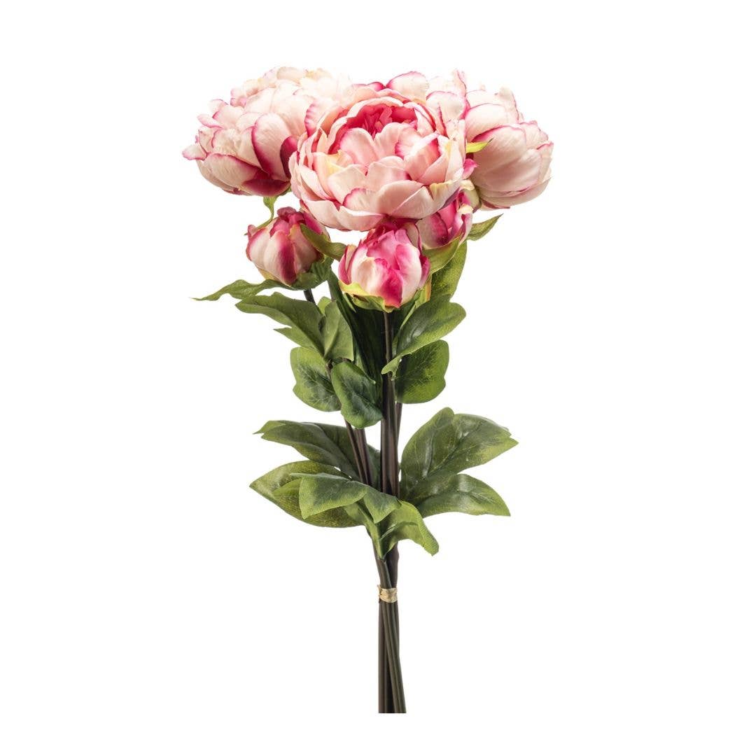 Kunst Pioenrozen Boeket | Roze - Zivē