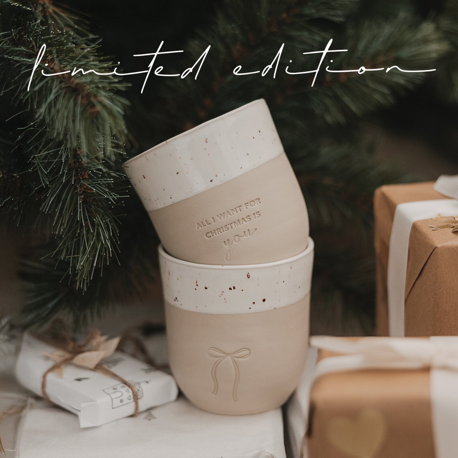 Limited Edition Mok "All I want for christmas is you" | Ca. 320ml