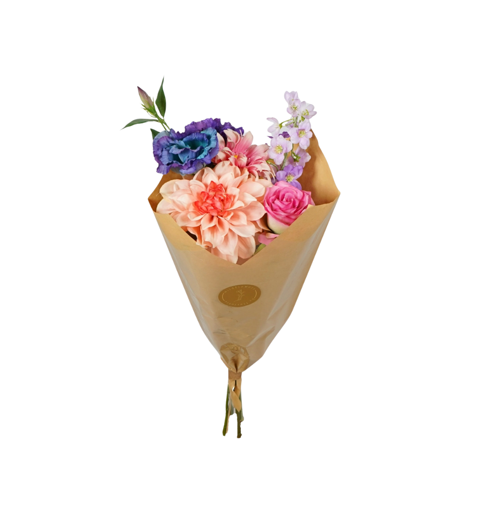 Zijde bloemen Boeket | Purple Glow - Zivē