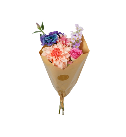Zijde bloemen Boeket | Purple Glow - Zivē