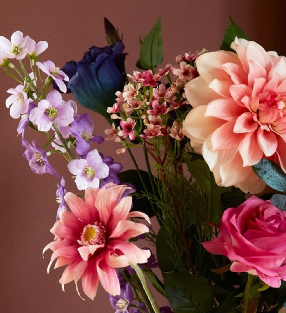 Zijde bloemen Boeket | Purple Glow - Zivē